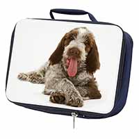 Italian Spinone Dog Navy Insulated School Lunch Box/Picnic Bag