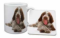 Italian Spinone Dog Mug and Coaster Set