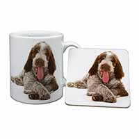Italian Spinone Dog Mug and Coaster Set