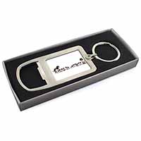 Springer Spaniel Dogs Chrome Metal Bottle Opener Keyring in Box