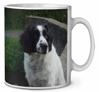 Black and White Springer Spaniel Ceramic Coffee Mug/Tea Cup