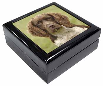 Liver Springer Spaniel Dog Keepsake/Jewellery Box