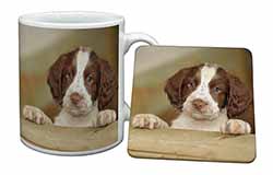 Springer Spaniel Puppy Dog Mug and Coaster Set