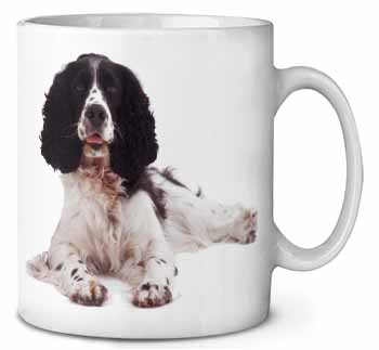 Black and White Springer Spaniel Ceramic 10oz Coffee Mug/Tea Cup