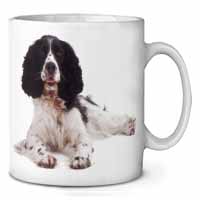 Black and White Springer Spaniel Ceramic Coffee Mug/Tea Cup