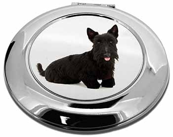 Scottish Terrier Make-Up Round Compact Mirror