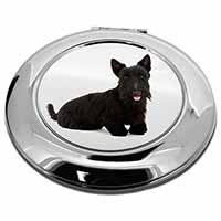 Scottish Terrier Make-Up Round Compact Mirror