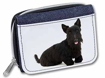 Scottish Terrier Unisex Denim Purse Wallet