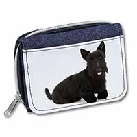 Scottish Terrier Unisex Denim Purse Wallet