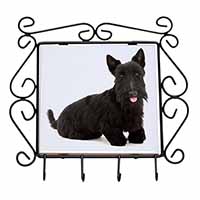 Scottish Terrier Wrought Iron Key Holder Hooks