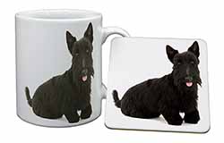 Scottish Terrier Mug and Coaster Set