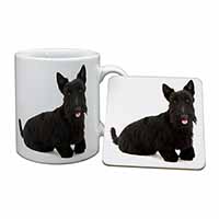 Scottish Terrier Mug and Coaster Set