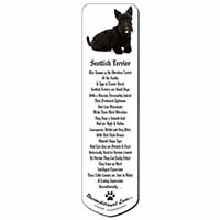 Scottish Terrier Dog-With Love Bookmark, Book mark, Printed full colour