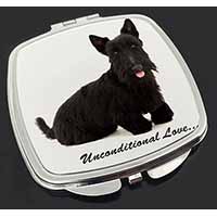 Scottish Terrier Dog-With Love Make-Up Compact Mirror
