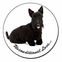 Scottish Terrier Dog-With Love Fridge Magnet Printed Full Colour