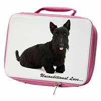 Scottish Terrier Dog-With Love Insulated Pink School Lunch Box/Picnic Bag