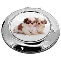 Shih-Tzu Dog Make-Up Round Compact Mirror