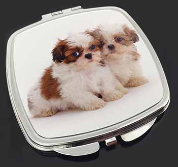 Shih-Tzu Dog Make-Up Compact Mirror