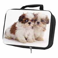 Shih-Tzu Dog Black Insulated School Lunch Box/Picnic Bag