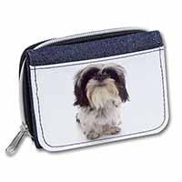 Shih-Tzu Dog Unisex Denim Purse Wallet