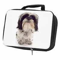 Shih-Tzu Dog Black Insulated School Lunch Box/Picnic Bag