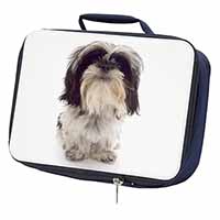 Shih-Tzu Dog Navy Insulated School Lunch Box/Picnic Bag