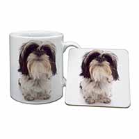 Shih-Tzu Dog Mug and Coaster Set