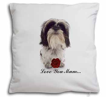 Shih Tzu with Rose 