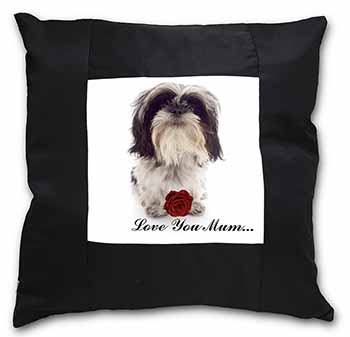 Shih Tzu with Rose 