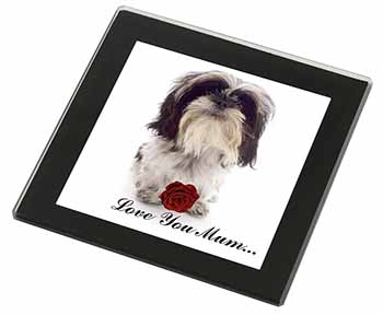 Shih Tzu with Rose 