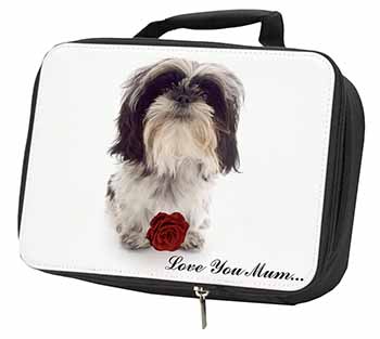 Shih Tzu with Rose 