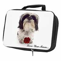 Shih Tzu with Rose 