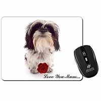 Shih Tzu with Rose 