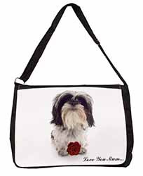 Shih Tzu with Rose 