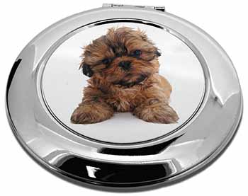 Shih-Tzu Dog Make-Up Round Compact Mirror