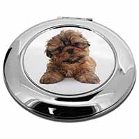 Shih-Tzu Dog Make-Up Round Compact Mirror