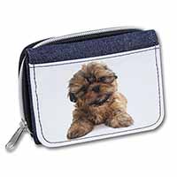 Shih-Tzu Dog Unisex Denim Purse Wallet