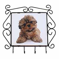 Shih-Tzu Dog Wrought Iron Key Holder Hooks