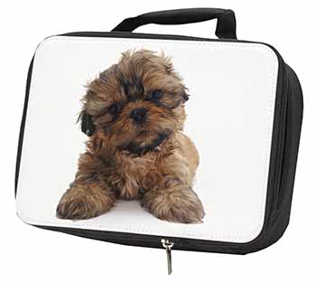 Shih-Tzu Dog Black Insulated School Lunch Box/Picnic Bag