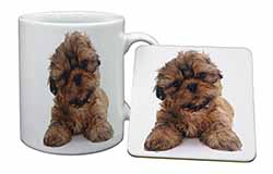 Shih-Tzu Dog Mug and Coaster Set