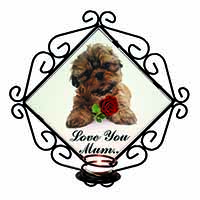 Shih Tzu Dog with Rose 