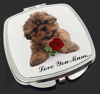 Shih Tzu Dog with Rose 