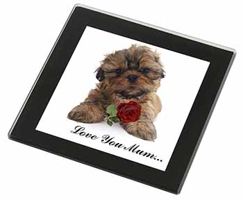 Shih Tzu Dog with Rose 