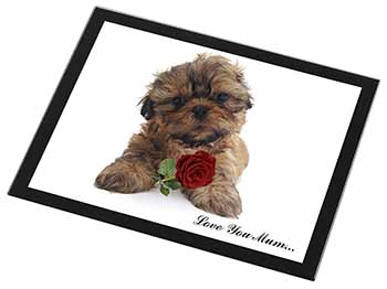 Shih Tzu Dog with Rose 