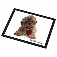 Shih Tzu Dog with Rose 