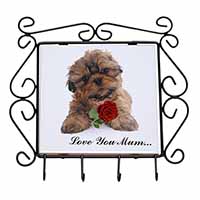 Shih Tzu Dog with Rose 