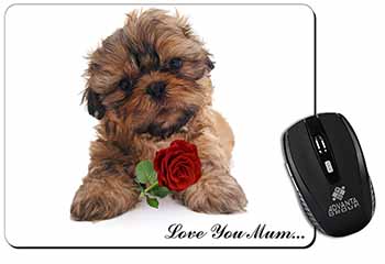 Shih Tzu Dog with Rose 