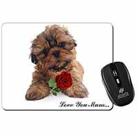 Shih Tzu Dog with Rose 