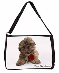 Shih Tzu Dog with Rose 