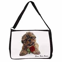 Shih Tzu Dog with Rose 